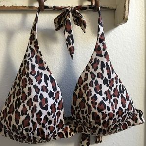 Victoria’s Secret Leopard Halter Top